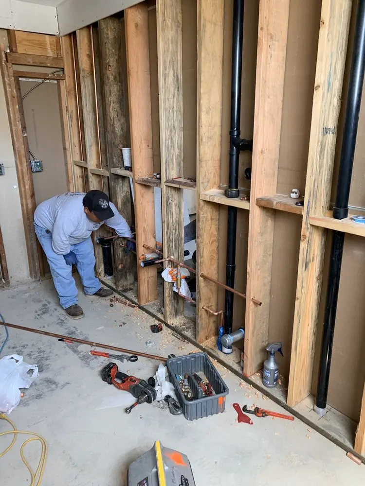 Commercial rough-in plumbing for Gas Line Repair in Purmela
